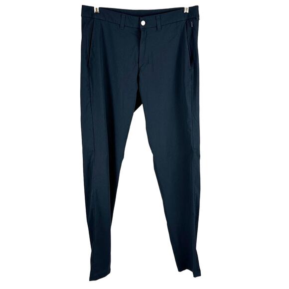 Lululemon Commission Slim-Fit Pant WovenAir Navy Blue Men's Size 34 x 33 EUC - Picture 1 of 8